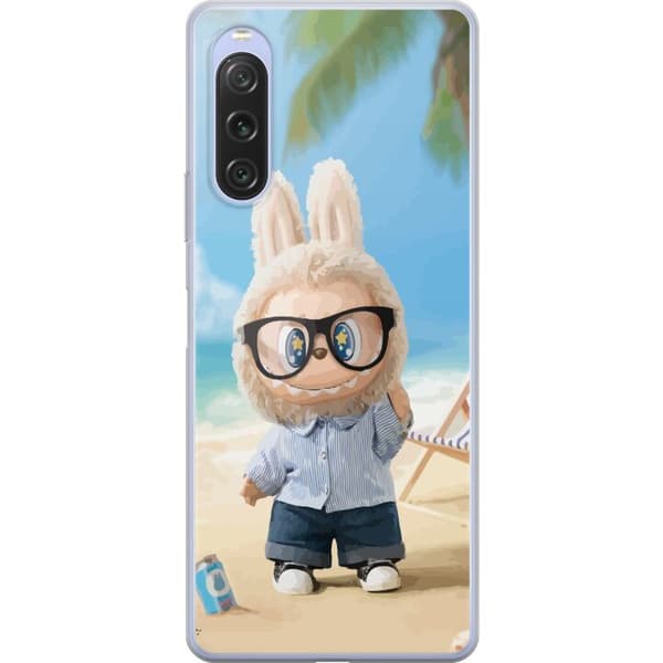 Sony Xperia 10 V Gennemsigtig cover Labubu Mørke Drømme