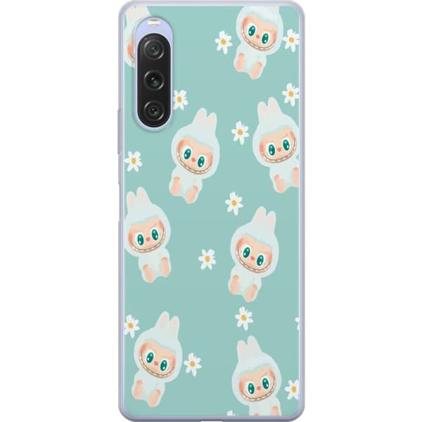 Sony Xperia 10 V Läpinäkyvä kuori Labubu Candy Vibes