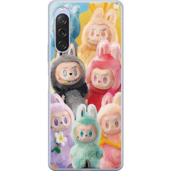 Sony Xperia 10 V Läpinäkyvä kuori Labubu Luonnos Tyyli