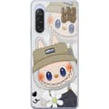 Miniatyrbilde 1 av 3: Sony Xperia 10 V Gjennomsiktig deksel Labubu Minimal Mood - Enkel og stilig monsterdesign