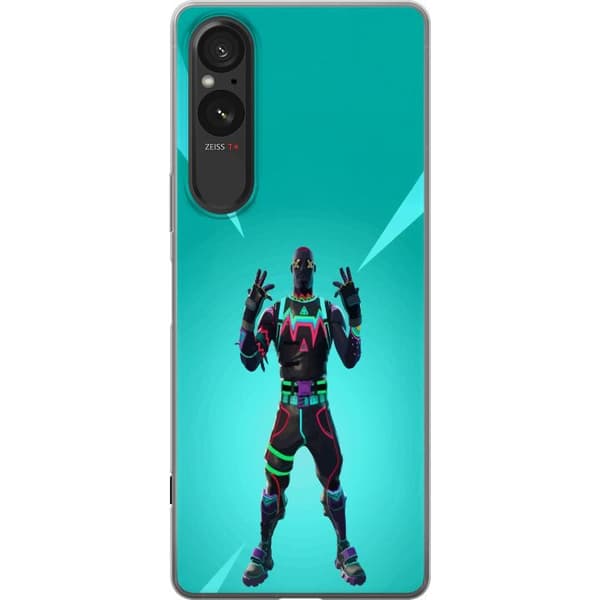 Sony Xperia 10 VI Gjennomsiktig deksel svart ridder fortnite