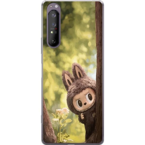 Sony Xperia 1 II Gjennomsiktig deksel Labubu Graffiti Vibes – Gatukunst i Monsterform