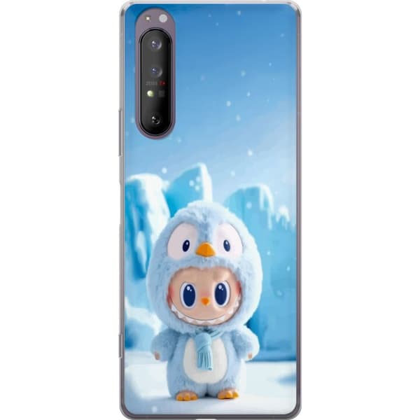 Sony Xperia 1 II Gennemsigtig cover sort ridder fortnite