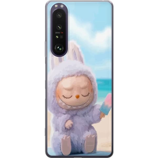 Sony Xperia 1 III Gjennomsiktig deksel Labubu Pink Stemning