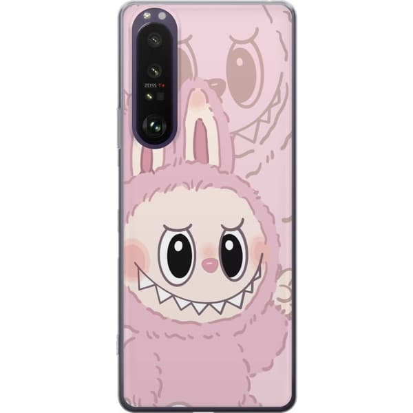 Sony Xperia 1 III Gjennomsiktig deksel Labubu Floral Freak