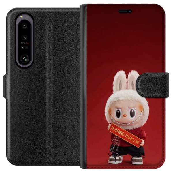 Sony Xperia 1 IV Lompakkokotelo Pop Mart The Monsters Labubu Onnea Vinyl Nukke