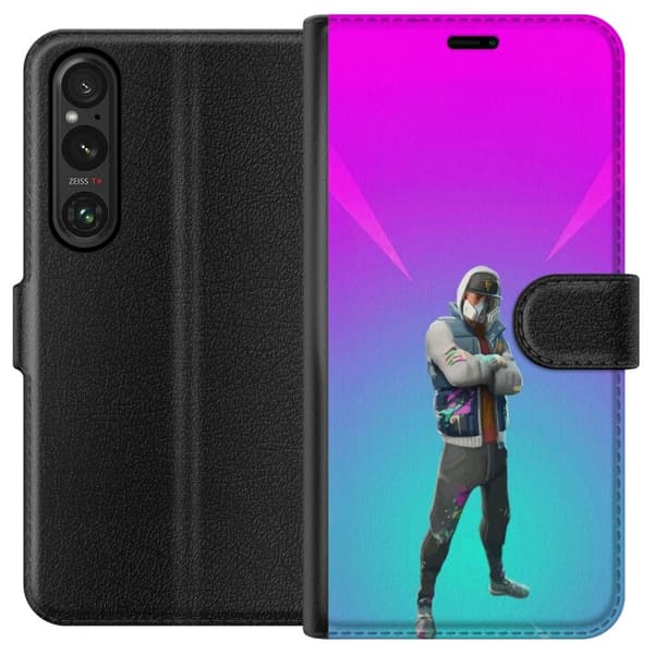 Sony Xperia 1 V Plånboksfodral black knight fortnite