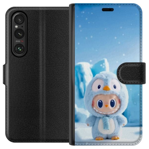 Sony Xperia 1 V Tegnebogsetui sort ridder fortnite