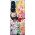 Miniatyrbilde 1 av 3: Sony Xperia 1 V Gjennomsiktig deksel Labubu Skissestil