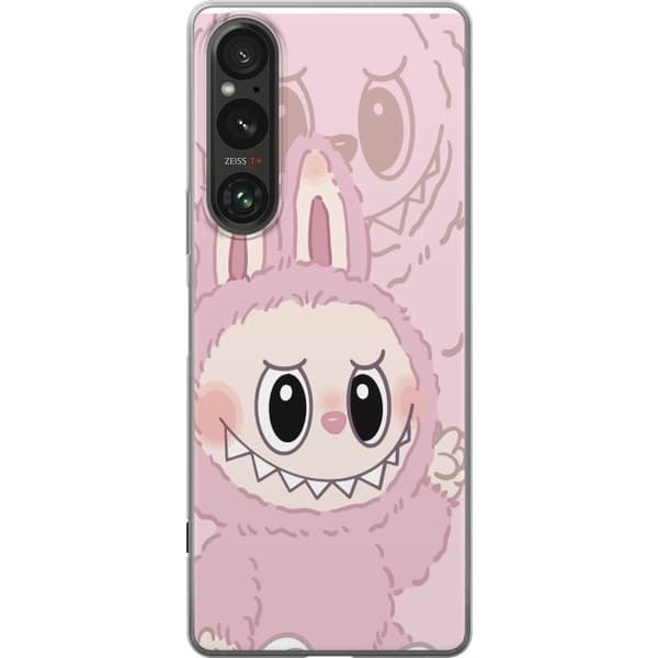 Sony Xperia 1 V Gennemsigtig cover Labubu Floral Freak