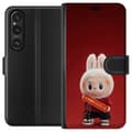Miniatyrbilde 1 av 3: Sony Xperia 1 VI Lommeboketui Pop Mart The Monsters Labubu Lykke til Vinyl Plysj Dukke