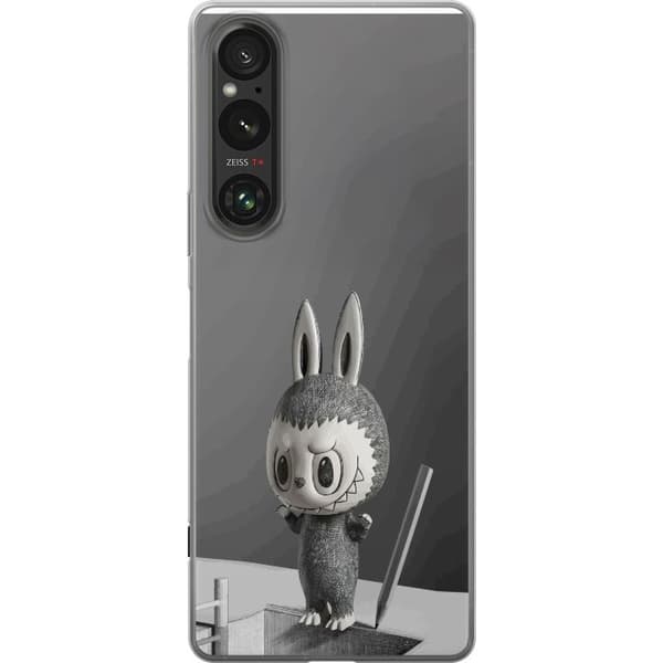 Sony Xperia 1 VI Läpinäkyvä kuori Pop Mart MEGA LABUBU LABUBU Sketch 1000%