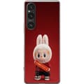 Miniatyrbilde 1 av 3: Sony Xperia 1 VI Gjennomsiktig deksel Pop Mart The Monsters Labubu Lykke til Vinyl Plysj Dukke