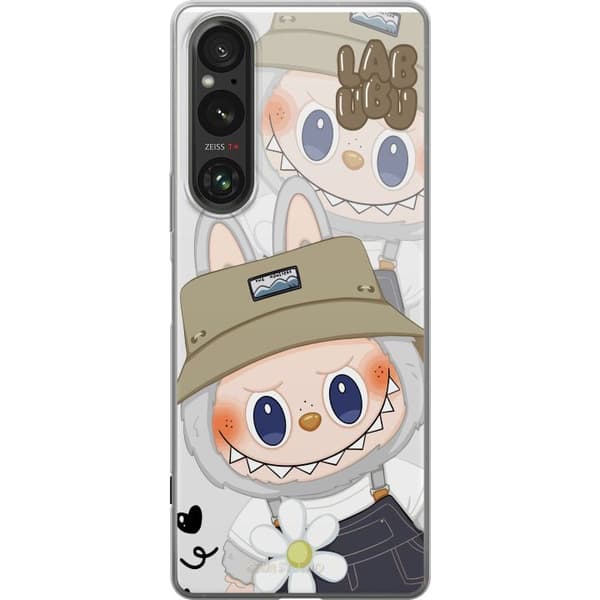 Sony Xperia 1 VI Läpinäkyvä kuori Labubu Minimal Mood - Yksinkertainen ja tyylikäs hirviösuunnittelu