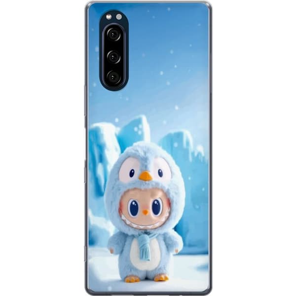 Sony Xperia 5 Gennemsigtig cover sort ridder fortnite
