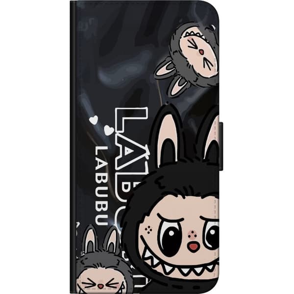 Sony Xperia 5 II Tegnebogsetui <nl>Labubu Black Energy - Sort mønster i gade stil