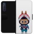 Miniatyrbillede 1 af 3: Sony Xperia 5 II Tegnebogsetui How2work Labubu Monstre x Ultraman Blue Figur