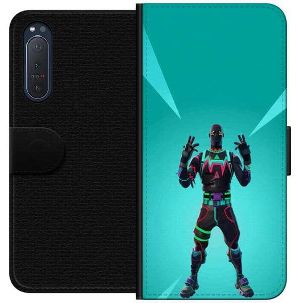 Sony Xperia 5 II Lommeboketui svart ridder fortnite