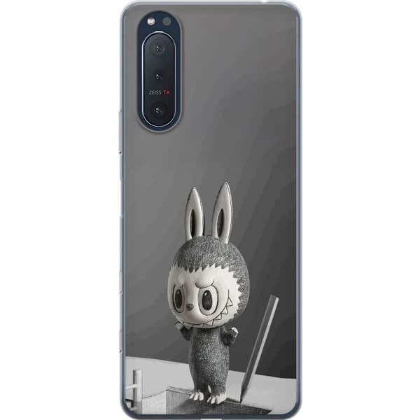 Sony Xperia 5 II Gennemsigtig cover Pop Mart MEGA LABUBU LABUBU Sketch 1000%