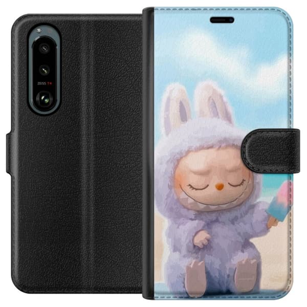 Sony Xperia 5 III Tegnebogsetui Labubu Lyserød Stemning