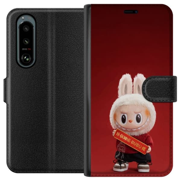 Sony Xperia 5 III Lompakkokotelo Pop Mart The Monsters Labubu Onnea Vinyl Nukke