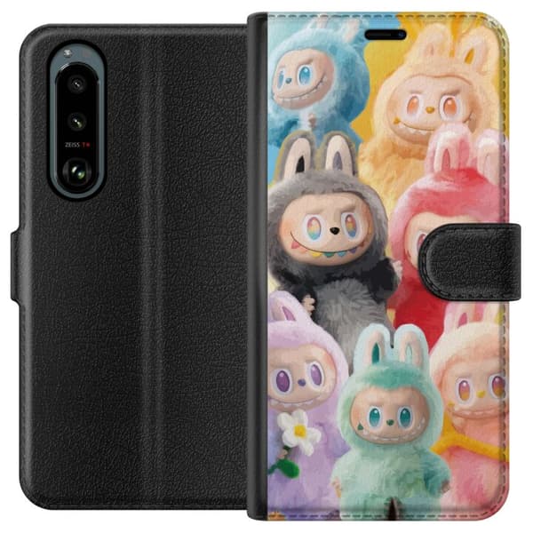 Sony Xperia 5 III Lompakkokotelo Labubu Luonnos Tyyli