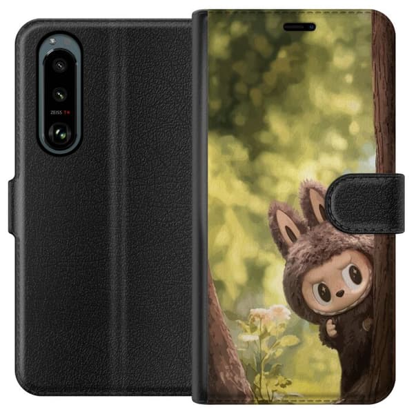 Sony Xperia 5 III Tegnebogsetui Labubu Graffiti Vibes – Gadekunst i monsterform