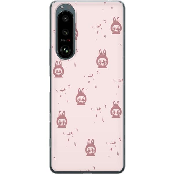 Sony Xperia 5 III Gjennomsiktig deksel Labubu Neon Pop - Neonfarget pop art monster