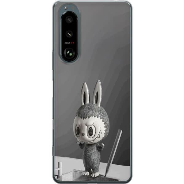 Sony Xperia 5 III Gjennomsiktig deksel Pop Mart MEGA LABUBU LABUBU Sketch 1000%