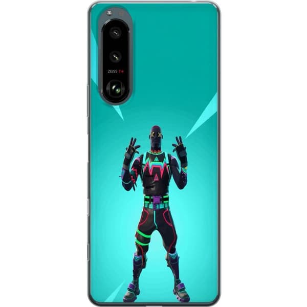 Sony Xperia 5 III Gennemsigtig cover sort ridder fortnite