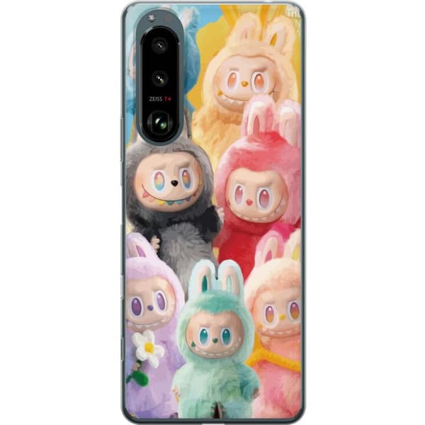 Sony Xperia 5 III Gennemsigtig cover Labubu Skitse Stil