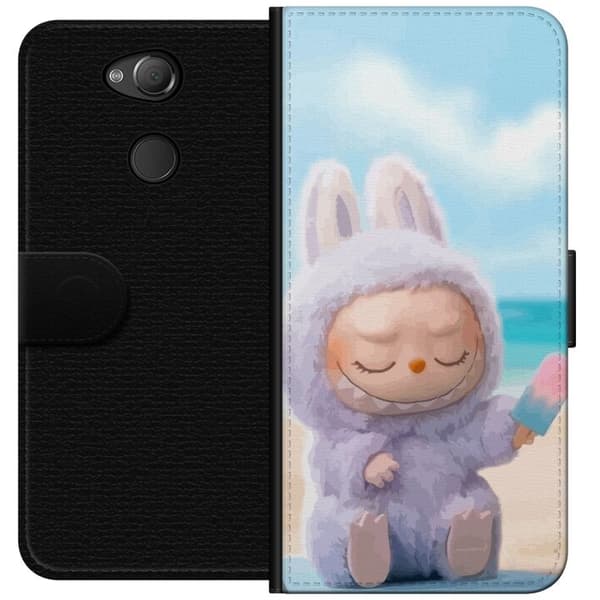 Sony Xperia XA2 Lompakkokotelo Labubu Vaaleanpunainen Tunnelma