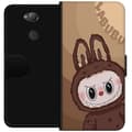 Miniatyrbilde 1 av 3: Sony Xperia XA2 Lommeboketui Labubu Sky Kosebamse - Hvit og Blå Design med Søt Stil