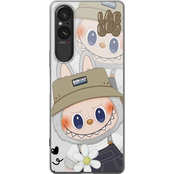 Sony Xperia 5 V Gjennomsiktig deksel Labubu Minimal Mood - Enkel og stilig monsterdesign