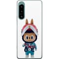 Miniatyrbillede 1 af 3: Sony Xperia 5 IV Gennemsigtig cover How2work Labubu Monstre x Ultraman Blue Figur