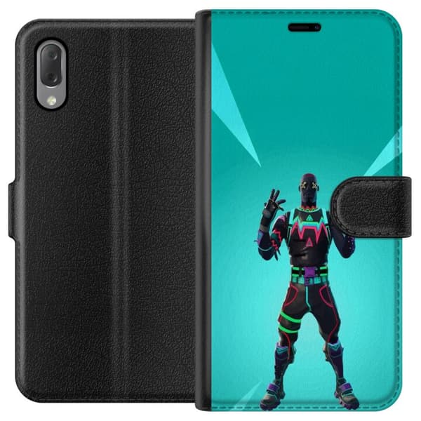 Sony Xperia L3 Lommeboketui svart ridder fortnite