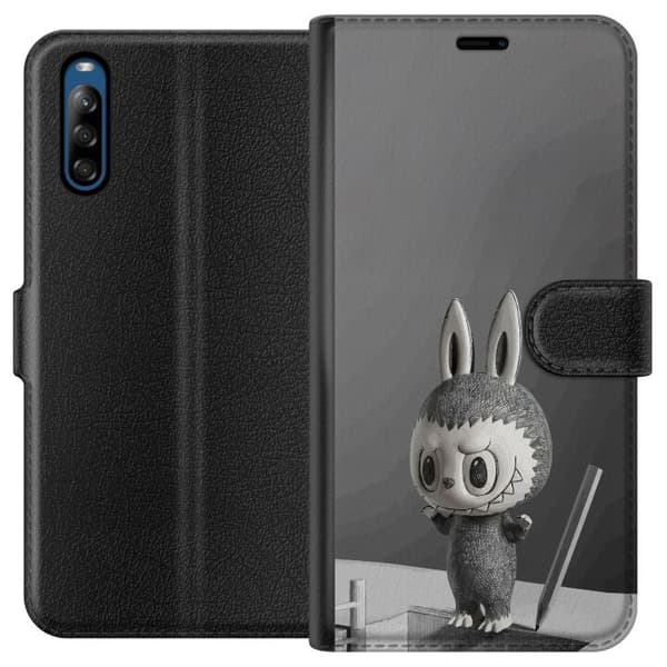 Sony Xperia L4 Plånboksfodral Pop Mart MEGA LABUBU LABUBU Sketch 1000%