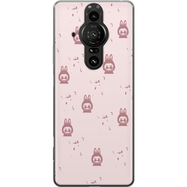 Sony Xperia Pro-I Gjennomsiktig deksel Labubu Neon Pop - Neonfarget pop art monster
