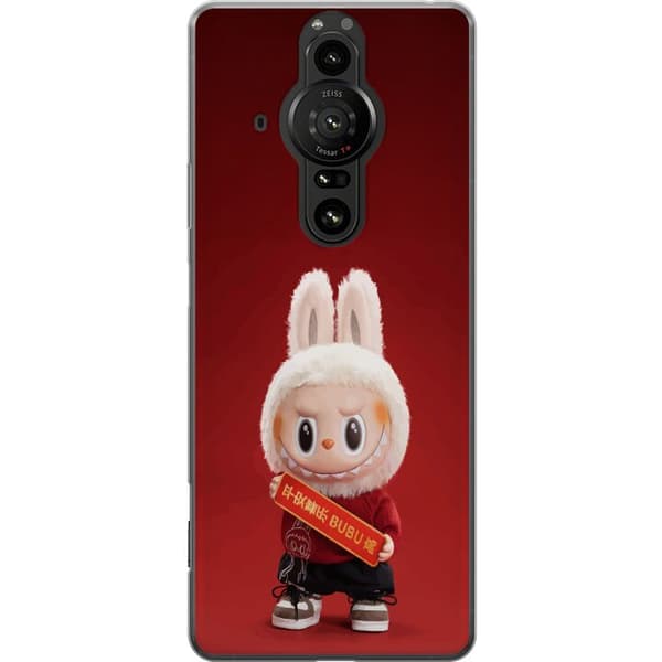 Sony Xperia Pro-I Genomskinligt Skal Pop Mart The Monsters Labubu Best of Luck Vinyl Plush Doll