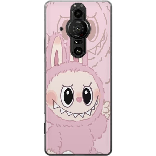 Sony Xperia Pro-I Genomskinligt Skal Labubu Floral Freak – Blommigt monster i vintage-stil