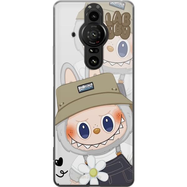 Sony Xperia Pro-I Gennemsigtig cover Labubu Minimal Mood - Enkel og stilren monsterdesign