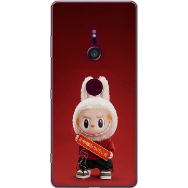 Sony Xperia XZ3 Genomskinligt Skal Pop Mart The Monsters Labubu Best of Luck Vinyl Plush Doll