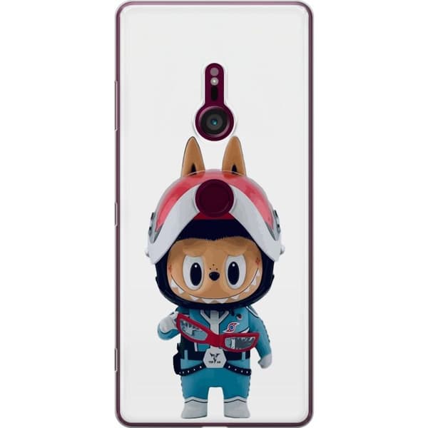 Sony Xperia XZ3 Genomskinligt Skal How2work Labubu The Monsters x Ultraman Blue Figure