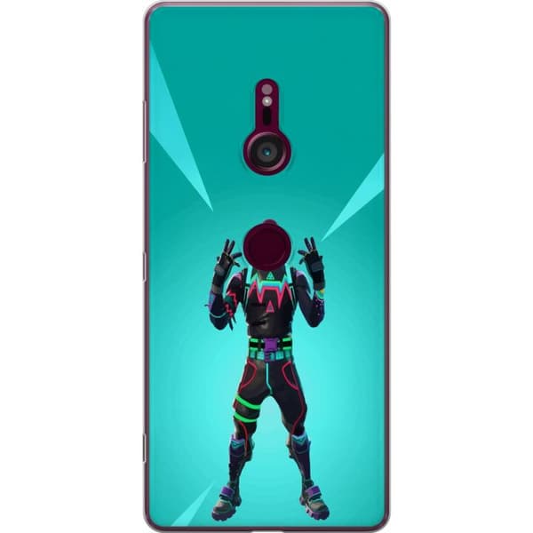 Sony Xperia XZ3 Gennemsigtig cover sort ridder fortnite