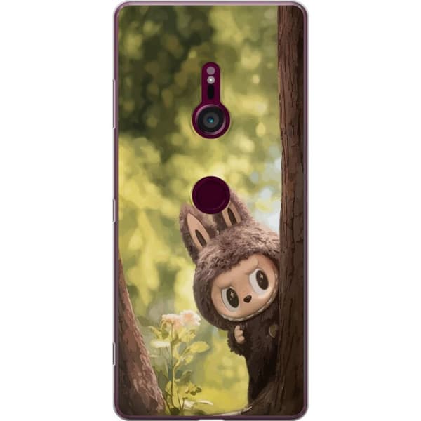 Sony Xperia XZ3 Genomskinligt Skal Labubu Graffiti Vibes – Gatukonst i monsterform