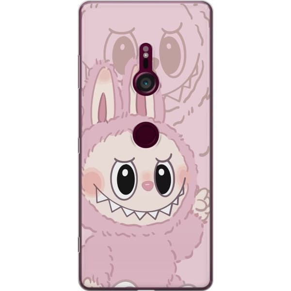 Sony Xperia XZ3 Genomskinligt Skal Labubu Floral Freak – Blommigt monster i vintage-stil