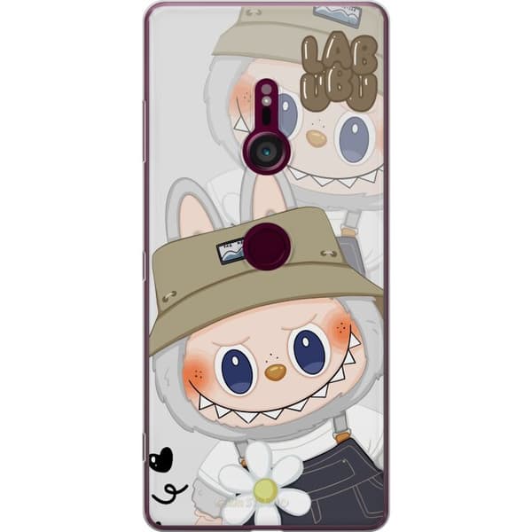 Sony Xperia XZ3 Gennemsigtig cover Labubu Minimal Mood - Enkel og stilren monsterdesign