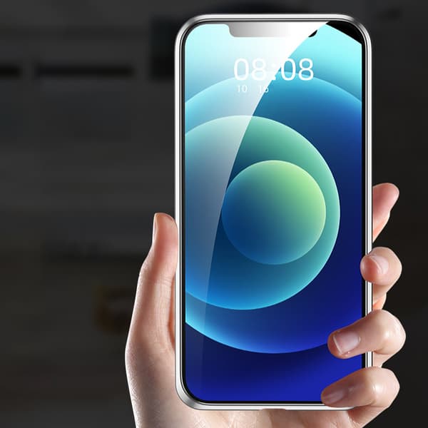 INF Alumiiniseoksesta valmistettu puskurikotelo iPhone 15 Pro Maxille Hopea
