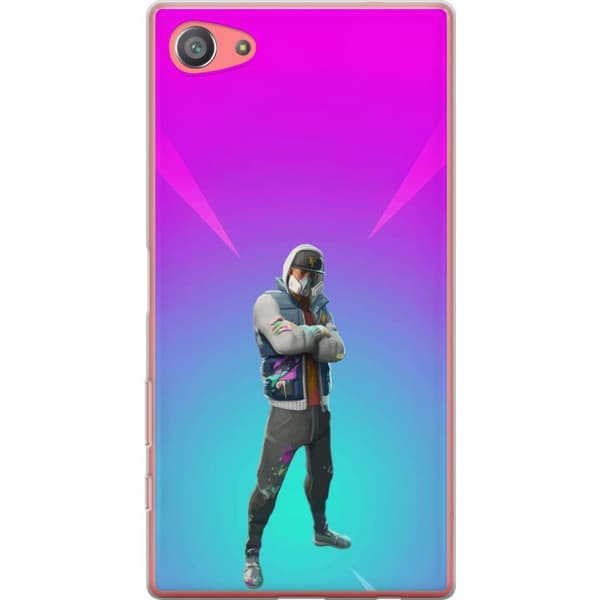 Sony Xperia Z5 Compact Genomskinligt Skal black knight fortnite
