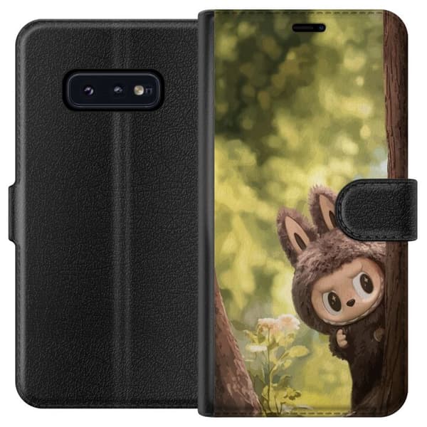 Samsung Galaxy S10e Tegnebogsetui Labubu Graffiti Vibes – Gadekunst i monsterform